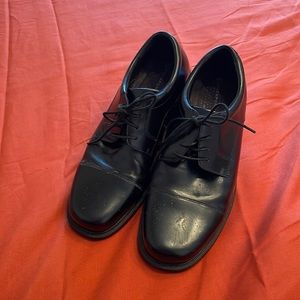 Men’s Rockport shoes, 9.5,  black leather